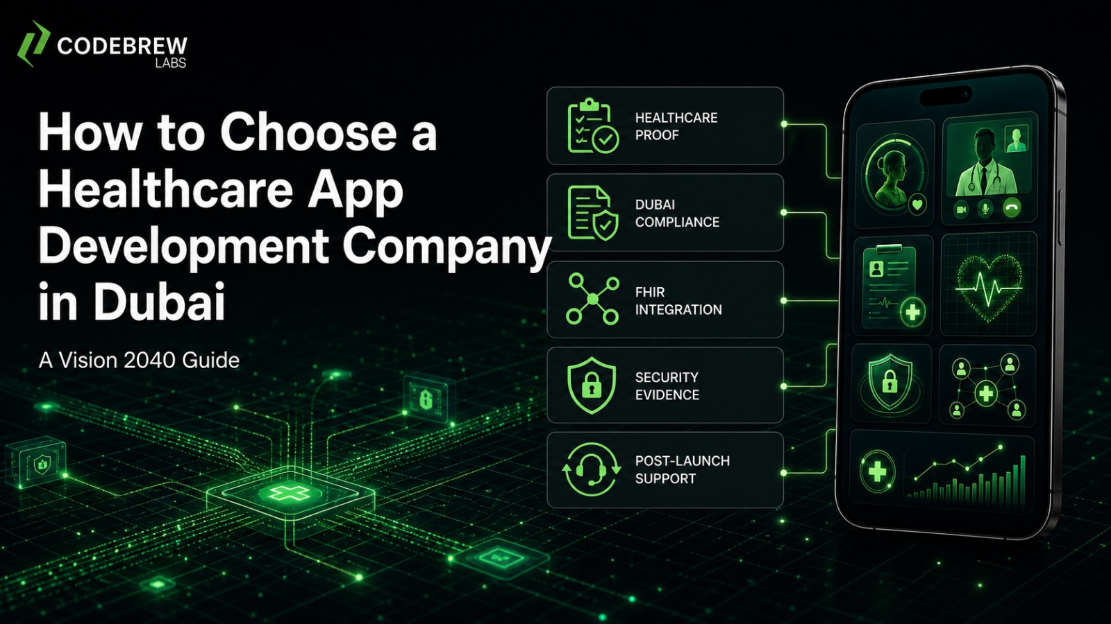 How to Choose a Healthcare App Development Company in Dubai: A Vision 2040 Guide