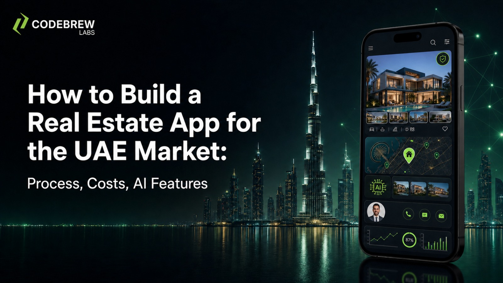 How to Build a Real Estate App for the UAE Market: Process, Costs, AI Features