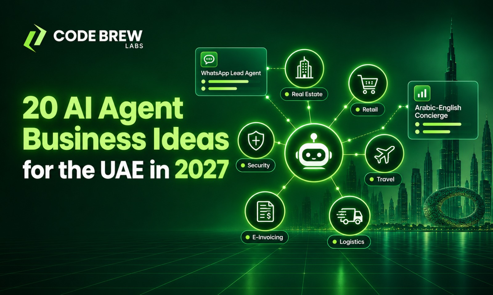 20 AI Agent Business Ideas to Launch in the UAE in 2027