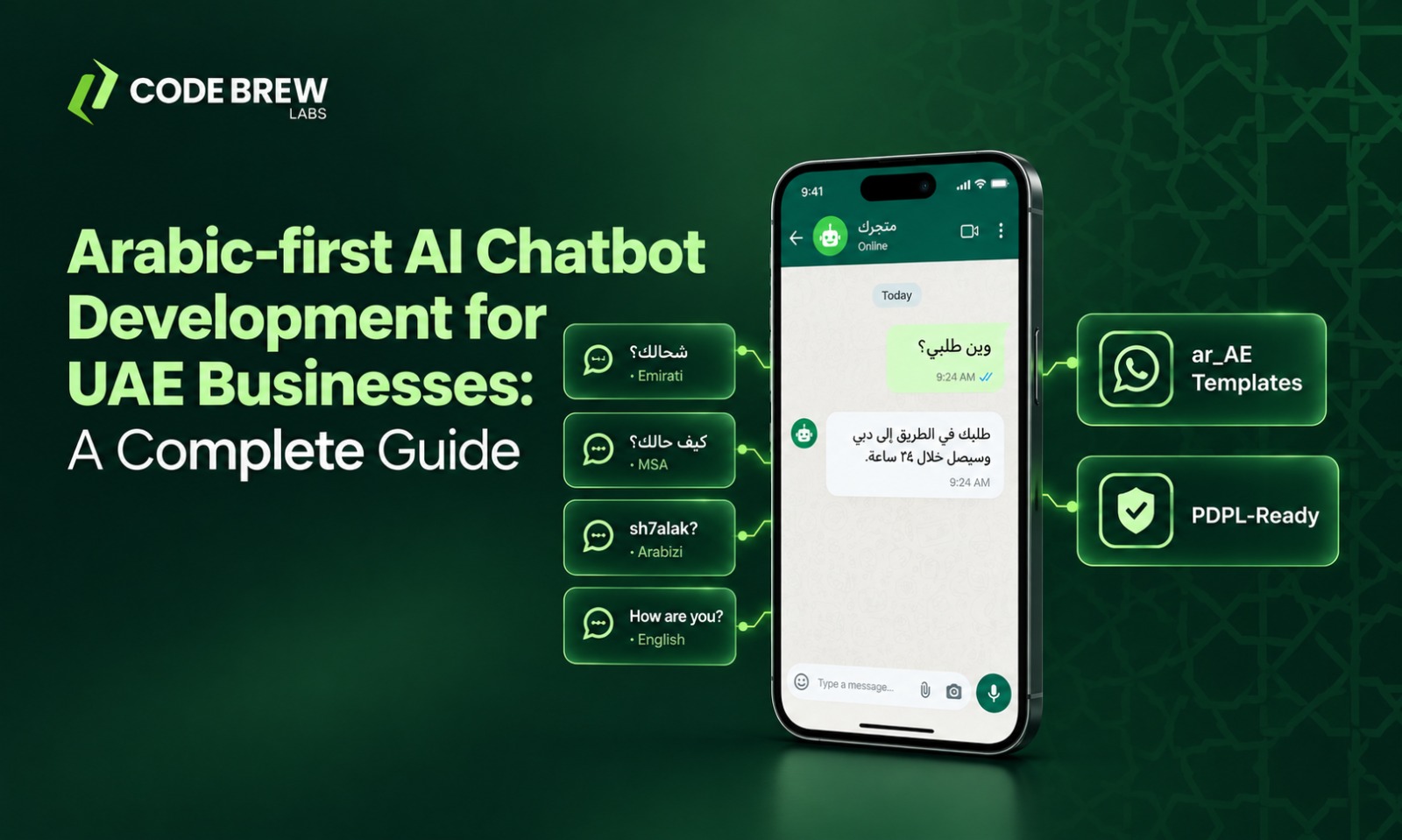 Arabic-first AI Chatbot Development for UAE Businesses: A Complete Guide