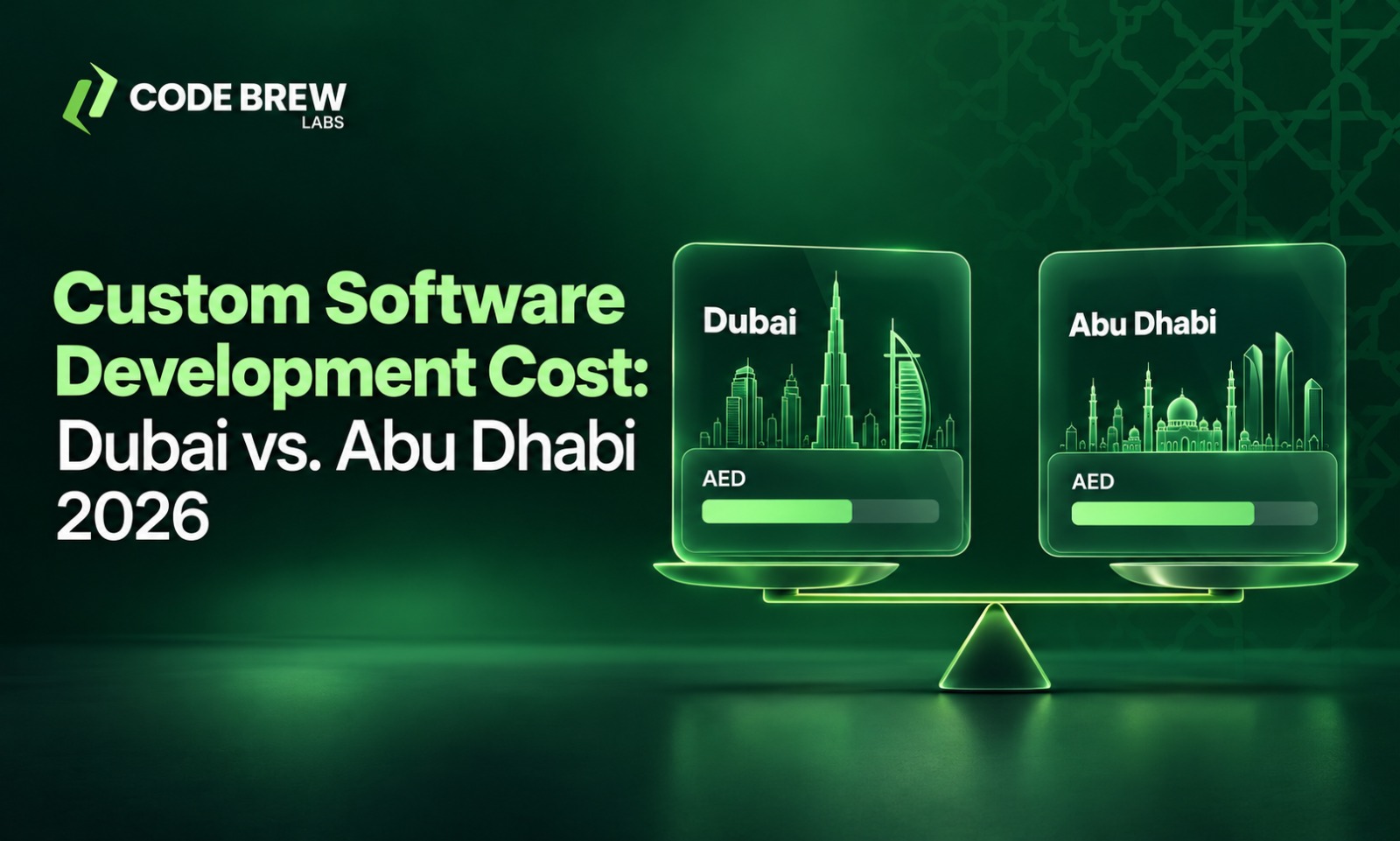 Custom Software Development Cost in Dubai vs. Abu Dhabi: A 2026 Budgeting Guide