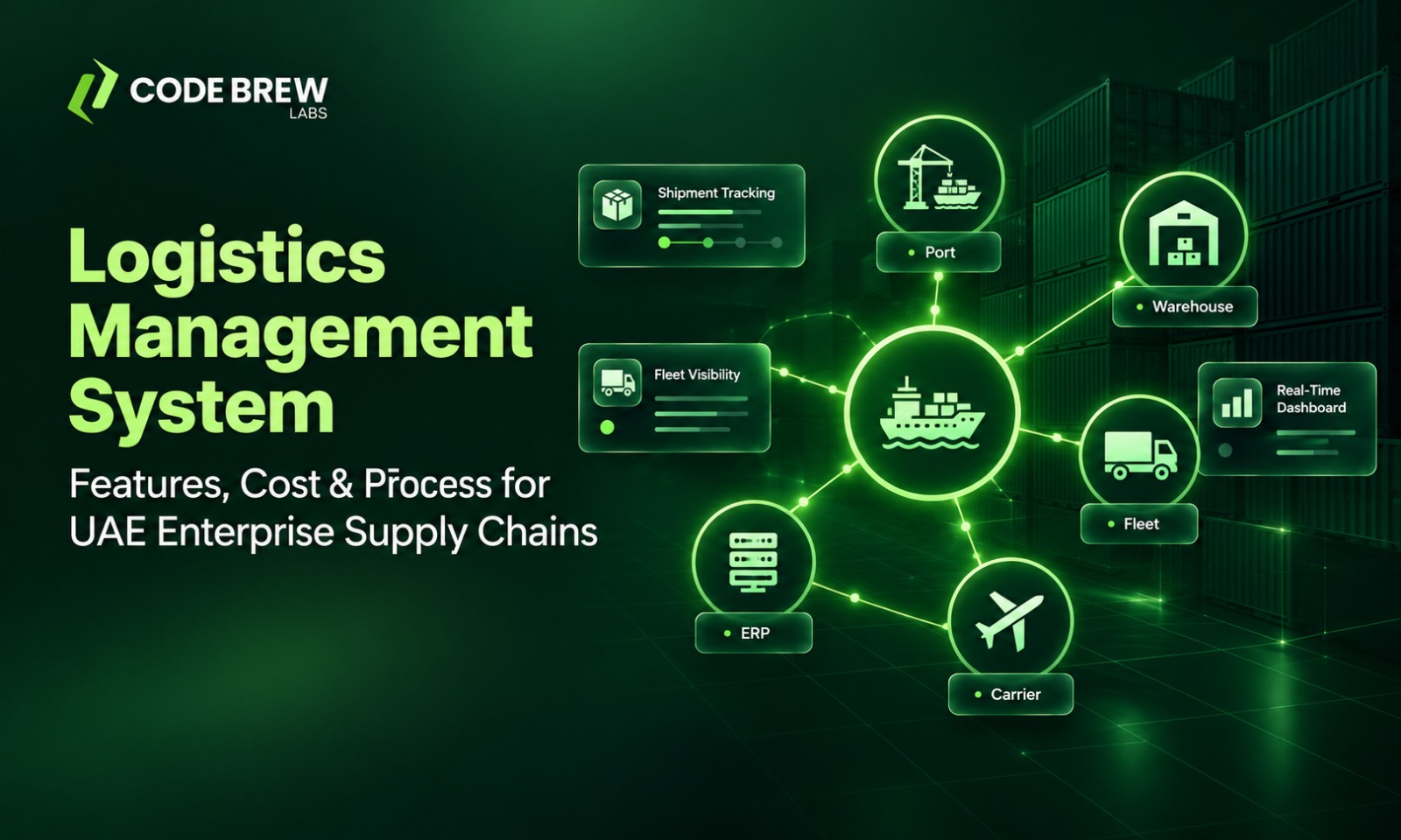 Building a Logistics Management System for Enterprise Supply Chains: Features, Cost & Process